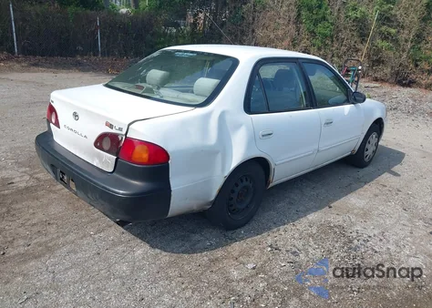 2001 Toyota Corolla Le из США, поврежденный, VIN 2T1BR12E81C451844